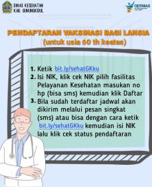 Tambah 2000 kuota, pendaftaran vaksinasi covid untuk lansia kembali dibuka